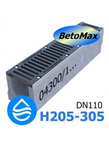 Лоток водоотводный BetoMax DN160 с уклоном