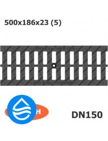Чугунная решетка Gidrolica Standart DN150 С250 (щелевая)