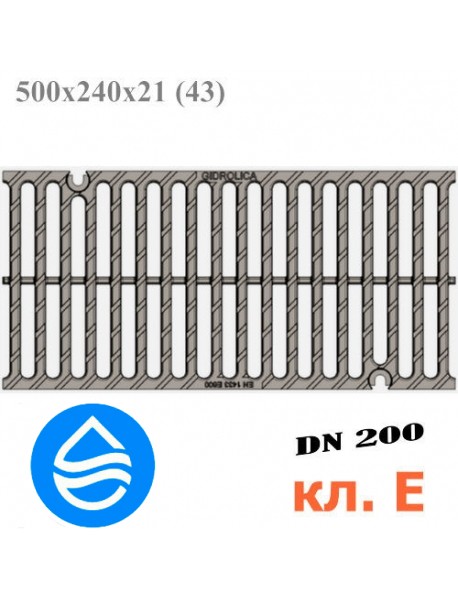Решетка Super РВ-20.24.50 чугунная ВЧ, кл. E600