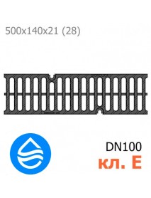 Чугунная решетка Gidrolica Super РВ-10.14.50, кл. E600