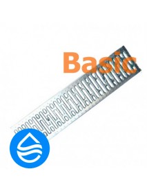 Решетка водоприемная Basic DN200 нержавеющая сталь (штампованная)