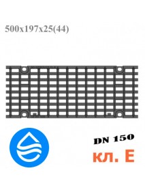 Решетка чугунная DN150 500/197/25, кл. E