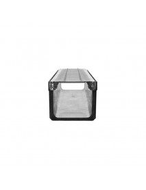 Лоток водоотводный пластиковый Gidrolica Light ЛВ-10.11,5.9,5 с решеткой стальной